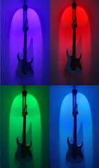 Gitarren-Eckhalter mit LED - Alternative Farbausführung