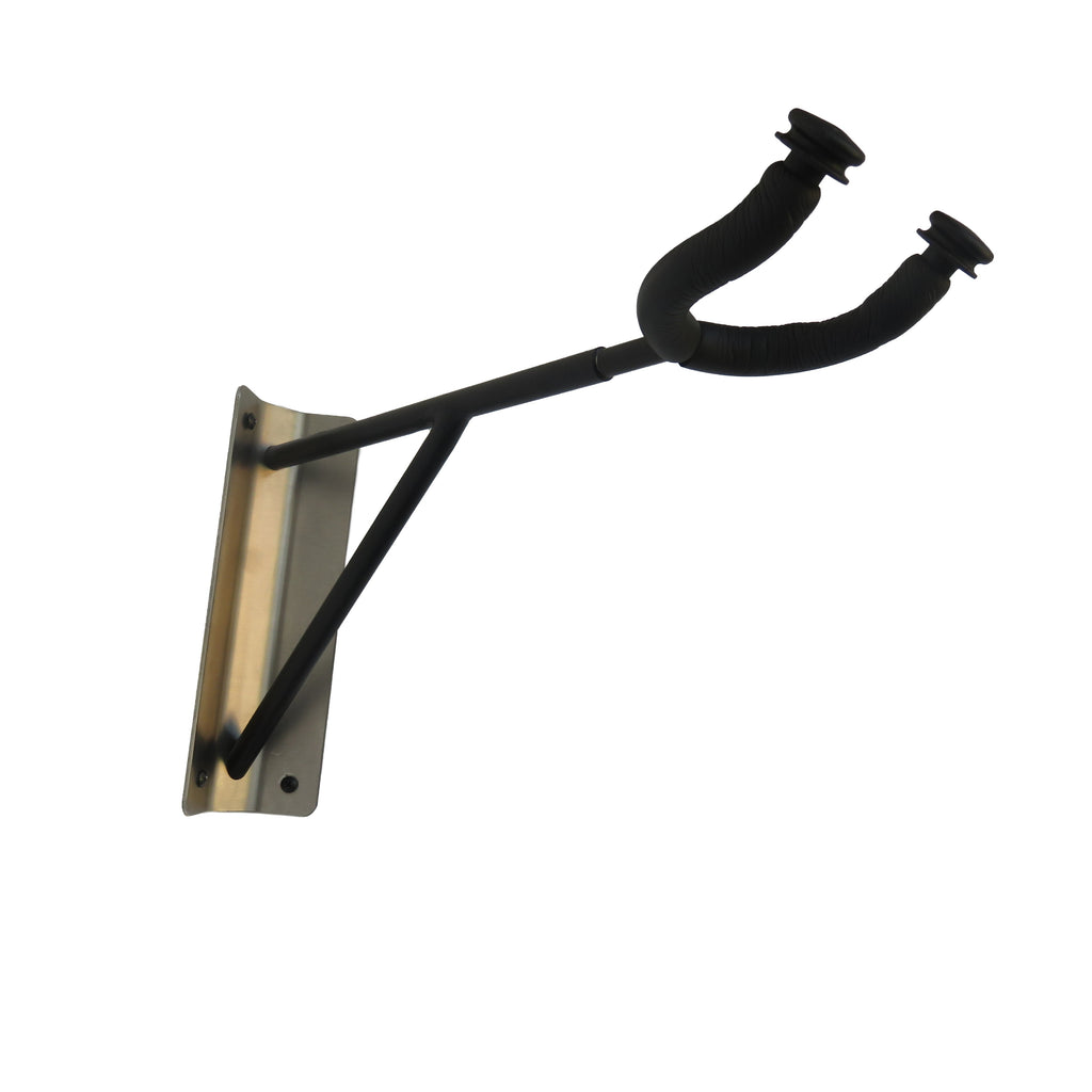 Eck-Wandhalter Edelstahl-Ausführung für Gitarre - Premium-Variante