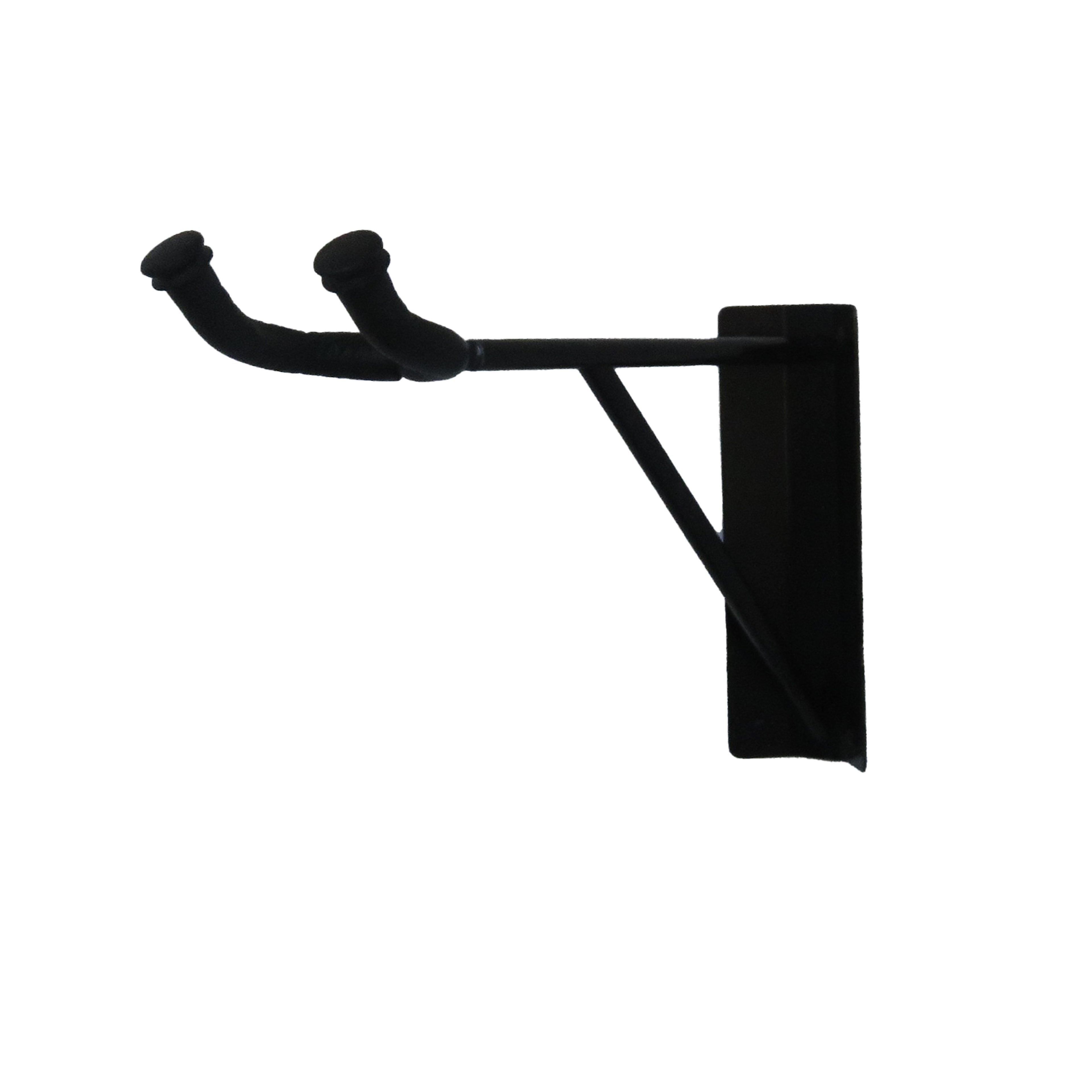 Gitarren-Eckhalter aus Metall - Detailansicht der Wandmontage