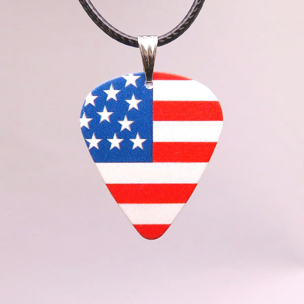 Plektrum Anhänger - USA Fahne - Stars & Stripes