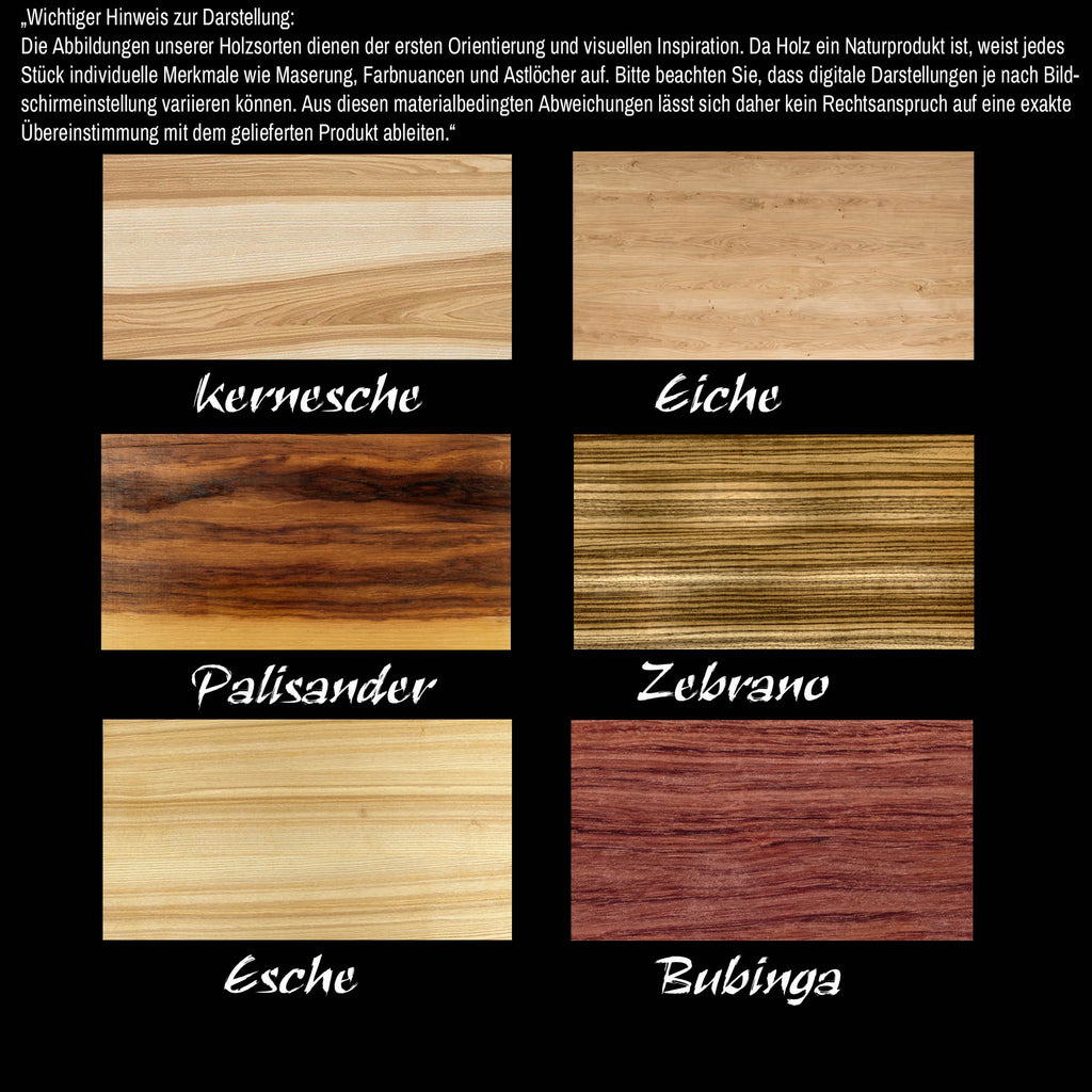3fach Gitarrenwandhalter Les Paul Style - Edle Holz Optiken (Eiche, Zebrano & mehr) - Handgefertigt - Geschenk für Musiker